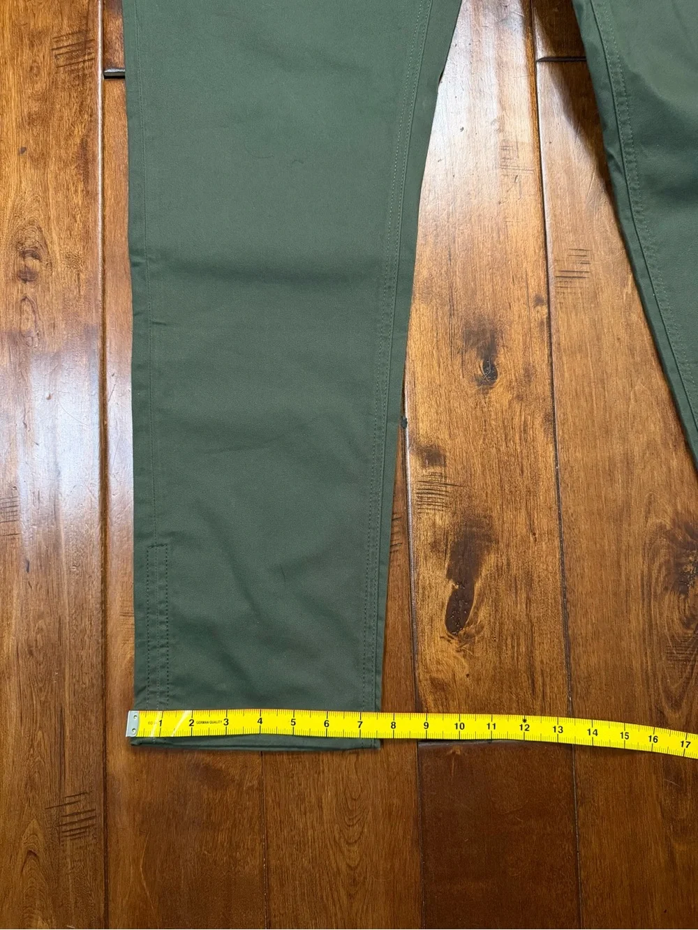 Ben Sherman Olive Green Stretch Chino Pants Men 36x32 Slim Fit